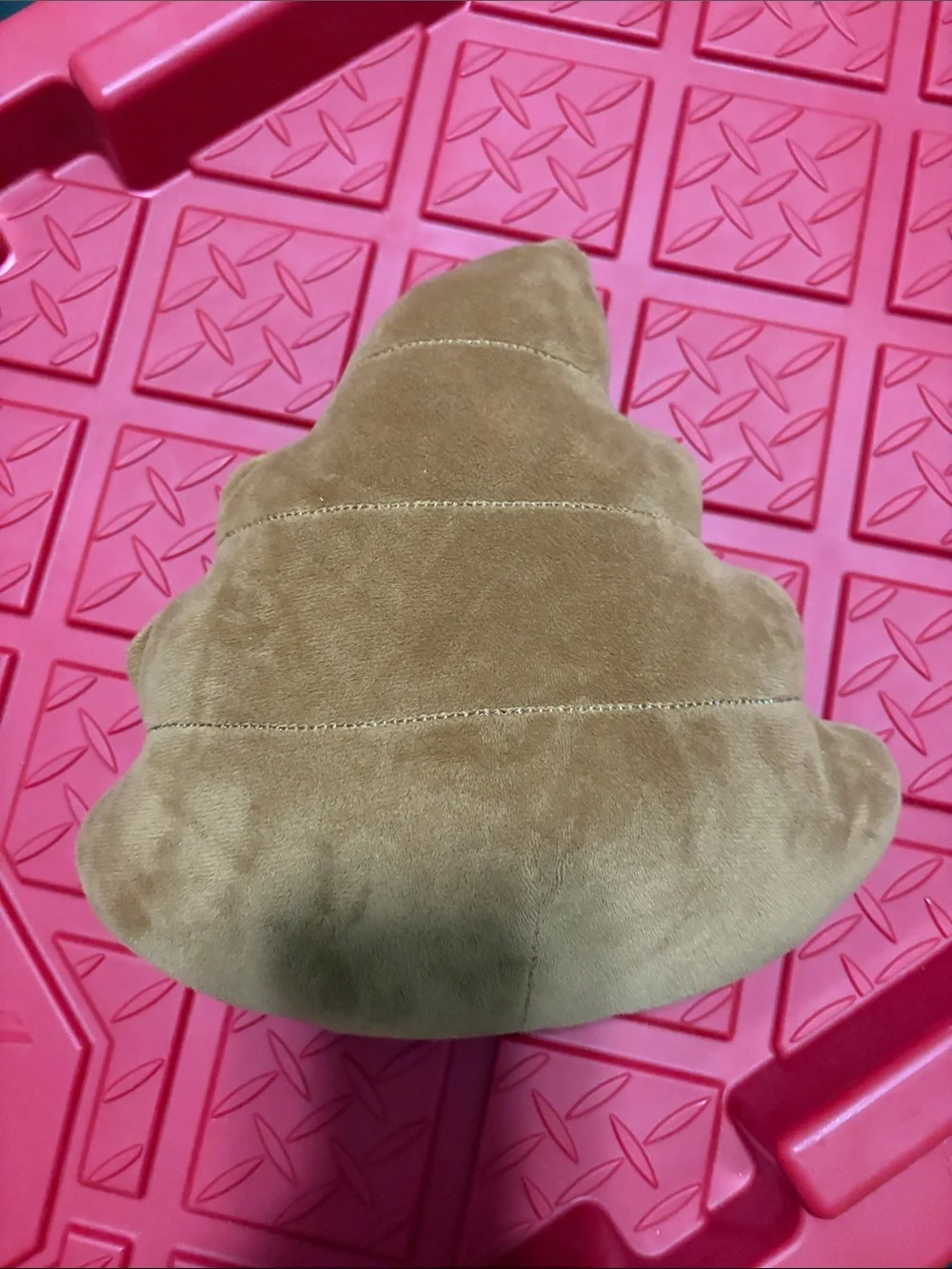 Plush Poop Emoji Accent Pillow - Brown